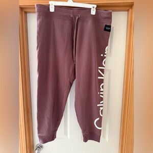 Calvin Klein Pink Performance Joggers